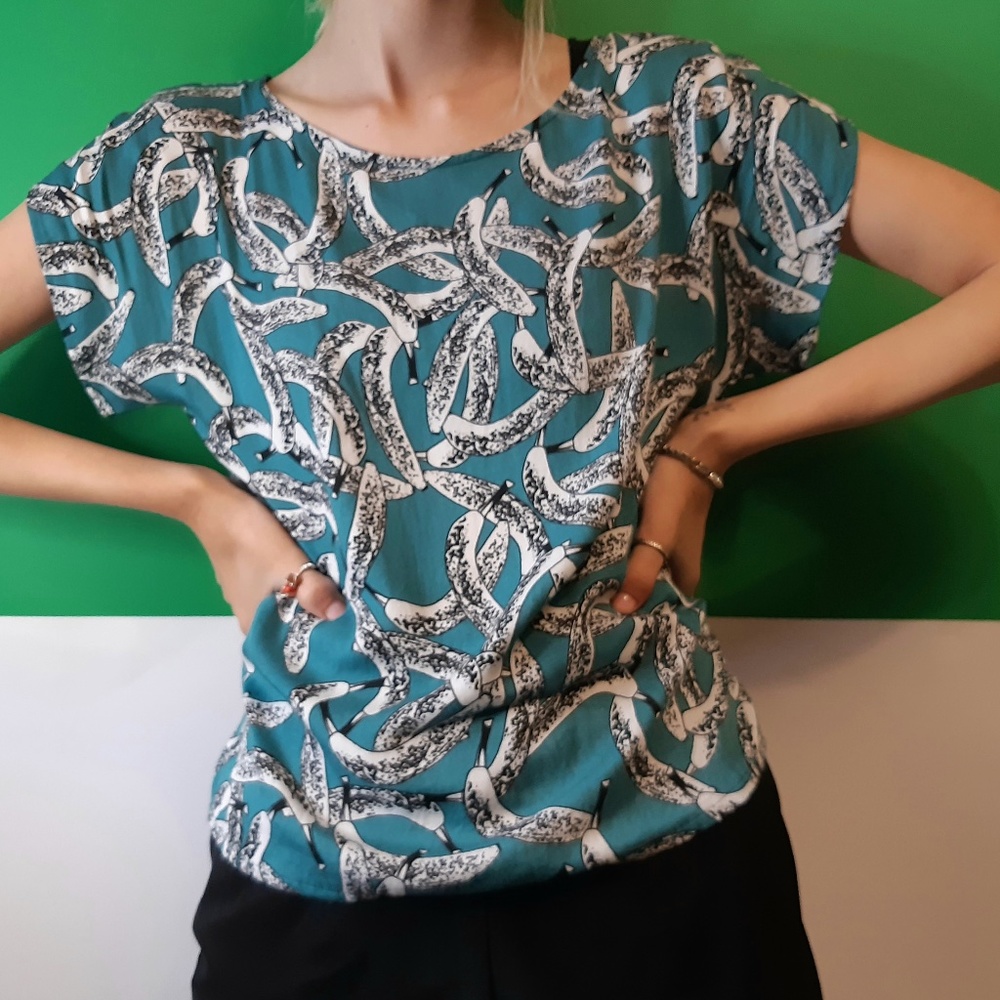 BANANAS!  Funky Blouse